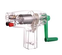 Transparent Mini Hand-Crank & Hydropower Generator Model -DIY Clear ABS Small Portable Impact Type Hydroelectric Generator(1PC)