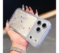 Transparent Mobile Phone Case for iPhone 14 Plus Glitter Soft Silicone Protective Case Sparkle Diamond Case Women's Transparent Luxury Glitter Slim Shockproof Cover Girls Aesthetic Camera Protection