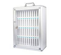 Transparent Mobile Phone Storage Cabinet - Secure Numbered Lockers for Schools Factories & Exams - Reliable Safe Deposit Box for Work & Events