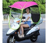 Transparent Motorcycle Sun Shade Cover Mobility Scooter Rain Cover Canopy Universal Motor Scooter Umbrella Mobility Sun Shade Scooter Umbrella,Pink,C Style