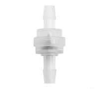 Transparent Nonreturn Valve 3mm to 12mm for Oil, Diesel, and Water No Assembly Required (6mm)