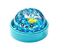 Transparent Ocean Animal & Seashell Squeeze Dumpling, Realistic Simulation Squishy with Shimmer Filler, Cute Sensory Ornament Featuring Hidden Inner Decor for Relaxation & Gift