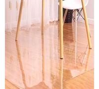 Transparent Office Chair Mat, 1.5mm PVC Floor Protector for Gaming, Kitchen, Dining, and Hardwood, Easy to Clean, 140x200cm Anti-Slip Design, Durable and Stylish