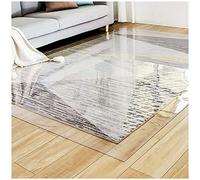 Transparent Office Chair Mat Non Slip Floor Protector for Low & Medium Pile Carpets 100 x 150 cm Durable & Stylish Desk & Chair Protection