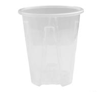 Transparent Orchid Plant Pots Clear Plastic Construction with Breathable Drainage Holes Thickened Design for Balcony Garden-Home or Office Flower and Succulent Care,14cm(16cm)