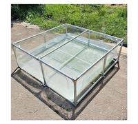 Transparent Outdoor Rigid Pool with Drain Valve - Large Capacity Water Storage Tank for Ponds, Above Ground Fish Tank, and Aquatic Life Reservoir