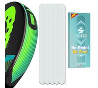 Transparent Padel Racket Protector Made in Spain + Free Die-Cut Sticker - Rough & Lightweight Frame Tape - Easy to Replace - Padel Accesories Dimensions 3.5x37cm/1.38x14.57in. (Pack of 5)