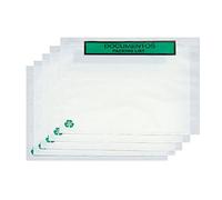Transparent Paper Document Bags for Sending Packages with Self Closing Adhesive Easy and Resilient. 175x135mm Bags for Mailing Packaging and Secure Shipments. 1000 pcs.