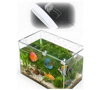 Transparent PC Aquarium Cover, Tank Lid With Airflow Holes, Cuttable Panel Cover Plate for Open-Top Glass Tanks，Effectively Prevents Jumping and Escaping(50X40cm/19.7X15.8in)