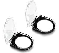 Transparent PC Button Cover Child Proof Switch Guard, Self-Adhesive Anti-Accidental Press Power Button Protector for Elevator, Washing Machine, Dishwasher, Computer PC & Home/Office Appliances, 2PCS