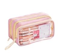 Transparent Pen Bag, Simple Korean Version Multi-Functional Student Stationery Storage Bag