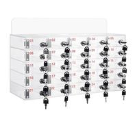 Transparent Phone Holder with Numbered Slots - Perfect for Schools Factories Exam Rooms - Secure Storage Solution (25 Pack)