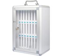 Transparent Phone Storage Cabinet - Secure Deposit Box for School, Office, Exam Lockers - Numbered Lock (Size: 24) - Ideal for Personal Safety and Privacy