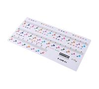 Transparent Piano Note Keyboard Sticker 61 Key Electronic Keyboard Letter Decal for Beginner