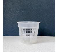 Transparent Plant Pot Collection 10 Pack of Orchid Pots to Facilitate Root Expansion (140mm)