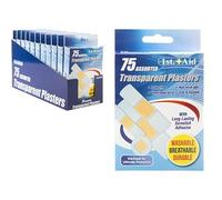 Transparent Plasters - Essential for Home & Travel First Aid - Perfect for Discreet Healing - 75 Pcs