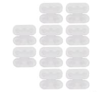 Transparent plastic bead buckle connectors for vertical blinds, suitable for connecting pull cords on roman blinds, fans, and curtain rollers (10pcs)