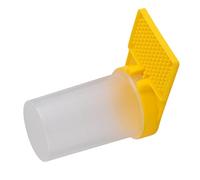 Transparent Plastic Bee Feeder, 7x13.2cm, for Spring and Summer Beekeeping