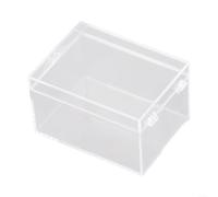 Transparent Plastic Box for Organized Storage of Jewelry and Specimens PerfeFor Workspace Solution (D)