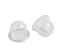 Transparent Plastic Fuel Bulb Pump 19mm Outer Diameter 14mm Inner Diameter 15mm Height for Chainsaws Trimmers Brushcutters Hedge Trimmers Outdoor Power Equipment Replacement Parts 10 Pack