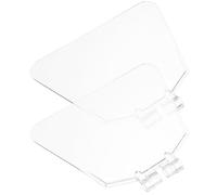 Transparent Plastic Grinder Guard, Universal for Power Tools, Shatter - Resistant Chip - Blocking Design, Ideal for Grinding Operations, Transparent Plastic Grinder Guard, 2pc 8 - Inch Set