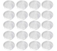 Transparent Plastic Plant Pot Saucers Set Of 20 With Sturdy Leak-Proof Base For Indoor Outdoor Use, Multi-Size Flower Pot Trays For Monitoring Water Levels And Protecting Floors(12 Inches 30cm)