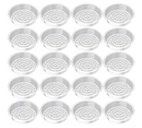 Transparent Plastic Plant Pot Saucers Set Of 20 With Sturdy Leak-Proof Base For Indoor Outdoor Use, Multi-Size Flower Pot Trays For Monitoring Water Levels And Protecting Floors(10 Inches 25cm)