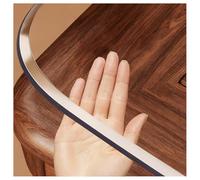 Transparent Plastic Table Protector 130x260 cm Waterproof 2mm Thickness Nightstand Cover Tablecloth for Dining Clear Table Cover for Protection