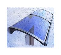 Transparent Polycarbonate Awning for Doors & Windows, Durable Weatherproof Canopy, Silent Roof Shelter, Anti-Aging Material, Stable & Firm Support (57x100cm/22.4x39.4in)