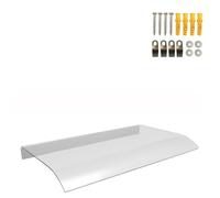 Transparent Polycarbonate Canopy for Front Door & Patio - 24" to 136" Sizes - Durable Outdoor Awning for Entrance Porch Window Protection - Ideal for All Weather
