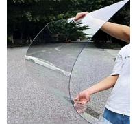 Transparent Polycarbonate Roof Panel for Greenhouse, Carport, Stadium - UV Protection, Weatherproof, Easy to Cut, 0.6m x 1m (2ft x 3.3ft)