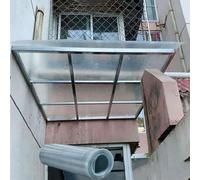 Transparent Polycarbonate Roof Panels 1.2m x 8m Fiberglass Sheets Rainproof Covering Plates Outdoor Balcony Canopy Easy to Cut Greenhouse Roofing