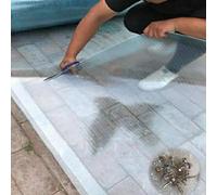 Transparent Polycarbonate Roofing Sheet Daylighting Panel,0.8mm Thick UV Protection Plastic Panels,Waterproof Greenhouse Roof Cover,for Outdoor Garden Canopy,Can be Cut (WxL: 1x5m(3.3x16.4ft))