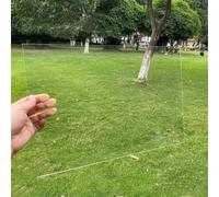 Transparent Polycarbonate Roofing Sheets,Clear Acrylic Plastic Sheet,Greenhouse Outdoor Garden Canopy Awnings Window Patio Cover Shelter,Anti-UV Rain,1mm,0.5/0.6/0.8/1/1.22/1.56m(1x4m(3.3*13.1ft))