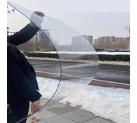 Transparent Polycarbonate Sheets 1mm Thick Acrylic Plastic Covering Replacement Panels for Greenhouses Easy Installation (0.6x20m/1.97x65.6ft)