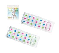 Transparent Pool Lounge Float Air Bed Suntanner Lilo Mattress with Pillow 1.88m Inflatable Sun Tanning Lounger Clear Water Float Mat for Garden Pool Beach Holidays Adults