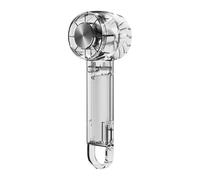 Transparent Portable Personal Fan: Battery Operated Air Conditioner | Semiconductor Ice Compress Turbine Handheld Fan | USB Creative Ice Cooling Fans Recargab
