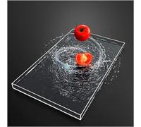 Transparent Portable Posing Shooting Props For Floating Photography, Acrylic Water Tank Shallow Sink For Cosmetics,food Advertising, Underwater Decorative Prop For Creative Filming(39X39X4IN)(30x30x10