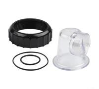 Transparent Pre-Filter Cover Kit for SPS Series Pool Pumps with | Filter Basket Cover Assembly SPS50 Circulator Parts 45mm 79mm O Ring Seal Set Circulation Pump Insert Components