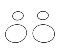 Transparent Pre-Filter O-Ring Set for Pool Pumps, 4-Piece (2 Large + 2 Small), for SPS25/SPS75/SPS100, Leak-Proof Seal, Enhanced Filtration Efficiency, Residential & Commercial Pool Maintenance(4pcs)