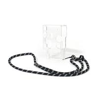Transparent Protective Case for Instax Mini Evo Camera Dustproof and Shock-Resistant Protective Accessory, PC Transparent Camera Case Sleeve with Lanyard