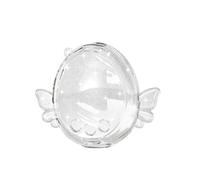 Transparent Protective Case for Tamagotchi Meets Full Body Hard Crystal Shell Shockproof and Anti-scratch Standable Clear PC Cover (Transparent Glitter Little Angel)