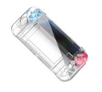 Transparent Protective Cover Hard PC for Case Crystal for Protection Sleeve Dockable Shockproof Skin for Shell for Switch Game Console Transparent PC Case Anti-Slip Guard Shell Game Accessories