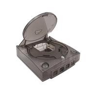 Transparent Protetive Shell For Dreamcast DC Retro Video Game Console Replacement Shock Absorbing Protective Case Plastic Shell Game Accessory (Transparent Black)