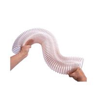 Transparent PU Tube，Compatible for Dust Suction, Vacuum Fume Exhaust Hose, Exhaust Pipe, Air Tube,Inside Diameter 20-100mm * 1-10 Meter(10 Meter,Inner Diameter 60mm)