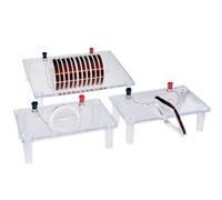 Transparent PVC Energized Solenoid Coil Current Magnetic Field Demonstrator