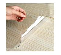 Transparent PVC Floor Protector - 1.5mm Non-Slip Chair Mat for Hardwood & Carpet Area Rug Runners Ideal for Hallways & High-Traffic Areas