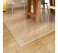 Transparent PVC Floor Protector Runner Rug 1.5mm Thick Waterproof Table Cover HeavyDuty Plastic Carpet Protector Size: 150x100cm (59x39.3in)