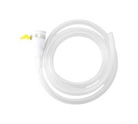 Transparent PVC Garden Hose 2m With Multi-Thread Adapter(5-meter) | 2m flexible hose, clear flow monitoring, fits kitchen bathroom for taps, resists kinking and cracking