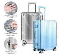 Transparent PVC Luggage Protector, Easy to Clean and Store, Waterproof Protection for Travel For Suitcases (22 inches)